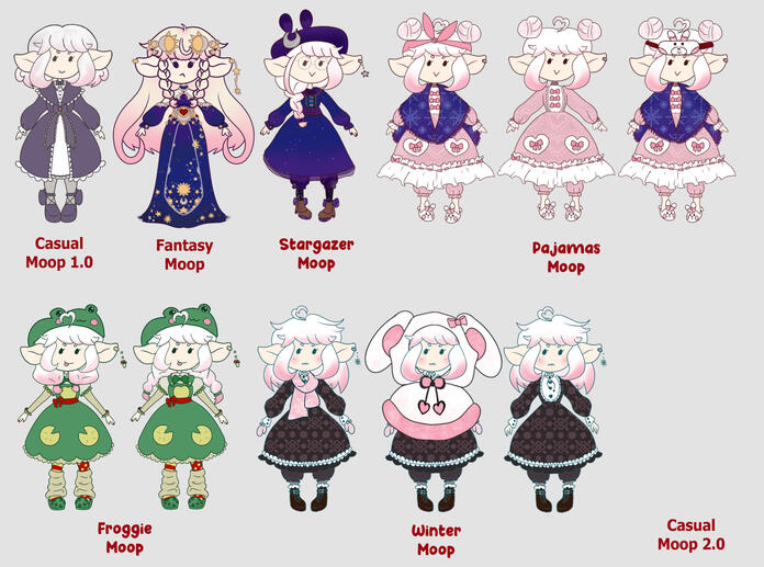 Alt Outfits (art by LazyMoop)